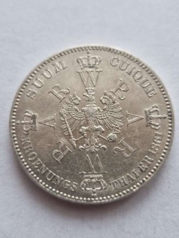 Niemcy Talar Koronacyjny Prusy 1861 r