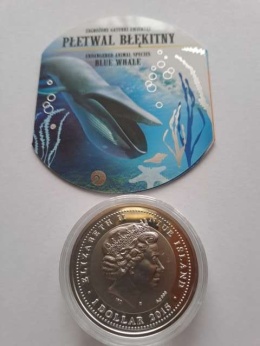 Niue Island 1 dolar Petwal Błękitny 2015 r