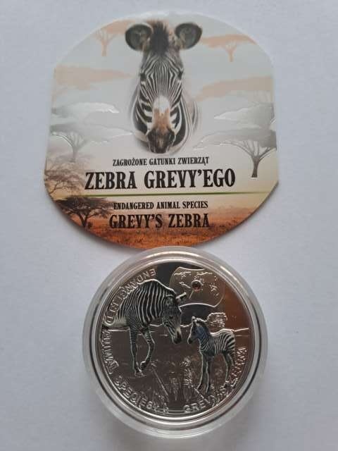 Niue Island 1 dolar Zebra Greyyego 2014 r