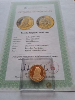 Replika Single 9 z 1899 r