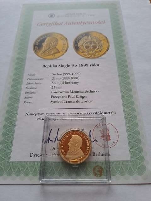 Replika Single 9 z 1899 r