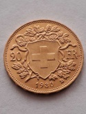 Szwajcaria 20 Franków 1930 r B