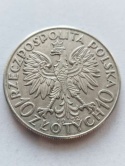 10 zł Głowa Kobiety 1932 r bez znaku
