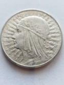 10 zł Głowa Kobiety 1932 r bez znaku