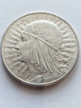 10 zł Głowa Kobiety 1932 r bez znaku