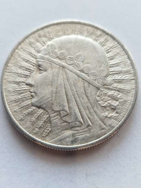10 zł Głowa Kobiety 1932 r bez znaku