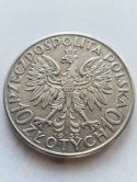 10 zł Głowa Kobiety 1932 r bez znaku