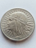 10 zł Głowa Kobiety 1932 r bez znaku