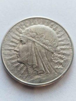 10 zł Głowa Kobiety 1932 r bez znaku