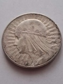 10 zł Głowa Kobiety 1932 r znak