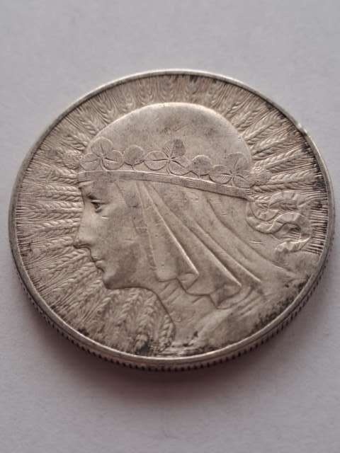 10 zł Głowa Kobiety 1932 r znak