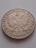 10 zł Głowa Kobiety 1932 r bez znaku