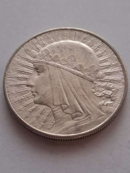 10 zł Głowa Kobiety 1932 r bez znaku