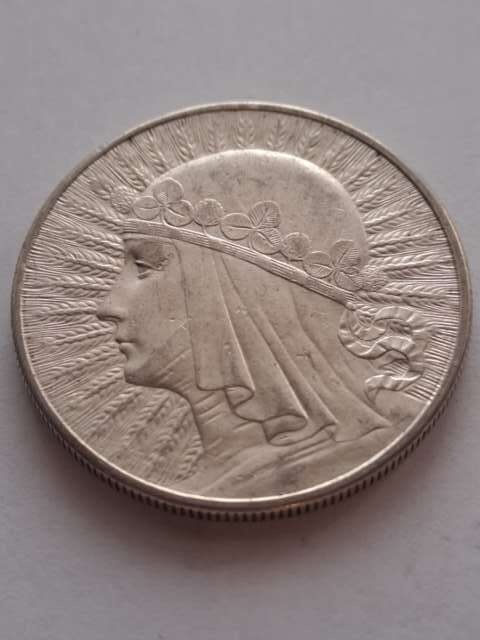 10 zł Głowa Kobiety 1932 r bez znaku