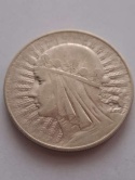10 zł Głowa Kobiety 1932 r znak