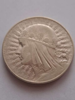 10 zł Głowa Kobiety 1932 r znak