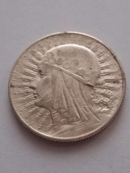10 zł Głowa Kobiety 1933 r