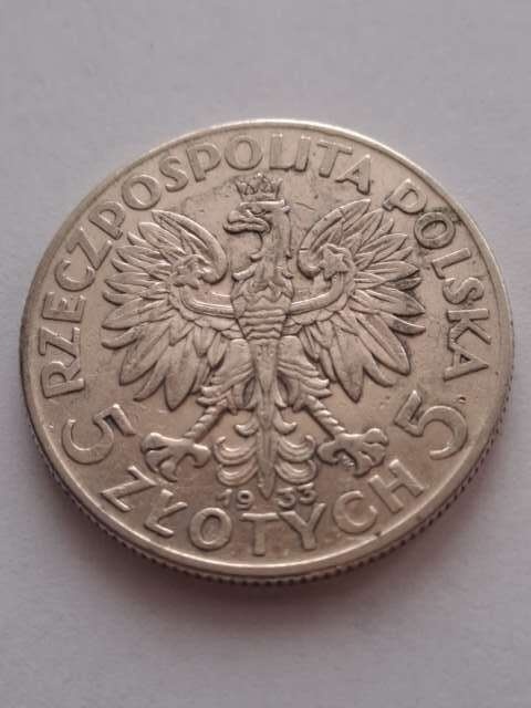 10 zł Głowa Kobiety 1933 r