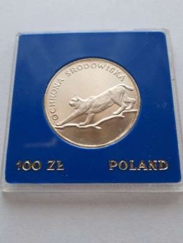 100 zł Ochrona Środowiska - Ryś 1979 r