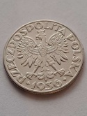2 zł Żaglowiec 1936 r