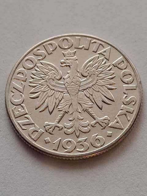 2 zł Żaglowiec 1936 r