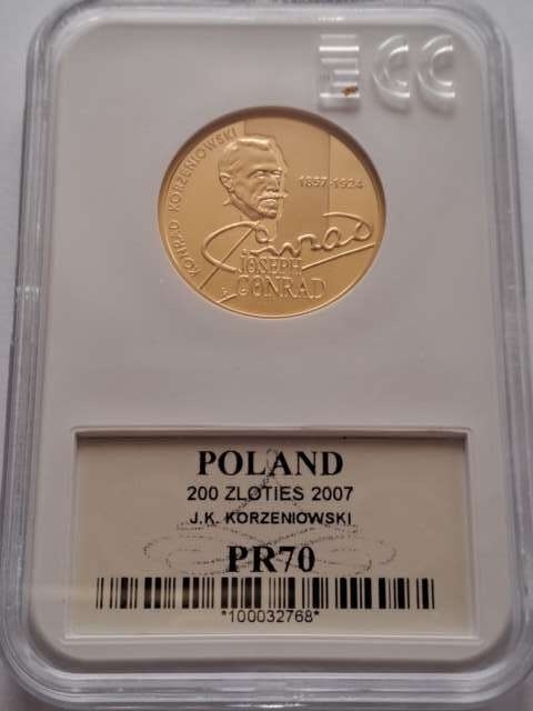 200 zł Konrad Korzeniowski 2007 r GCN PR 70