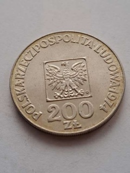200 zł Mapka 1974 r