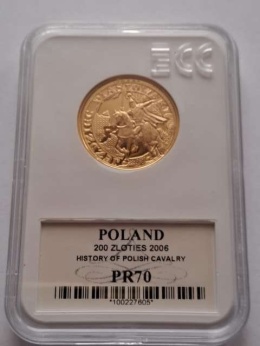 200 zł Jeździec Piastowski 2006 r GCN PR 70