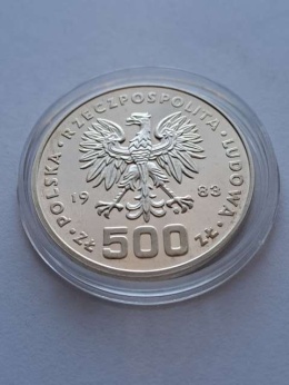 500 zł Zimowe Igrzyska Sarajewo 1983 r próba