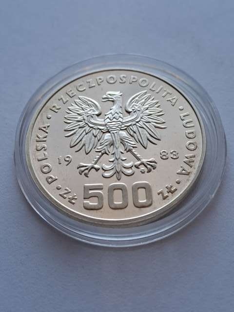 500 zł Zimowe Igrzyska Sarajewo 1983 r próba