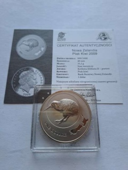 Nowa Zelandia dolar Kiwi 2009 r