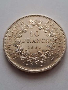 Francja 10 Franków Herkules 1966 r