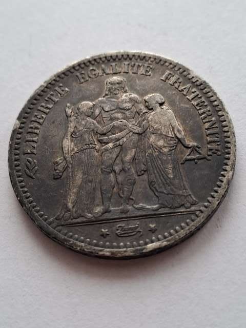 Francja 5 Franków Herkules 1849 r