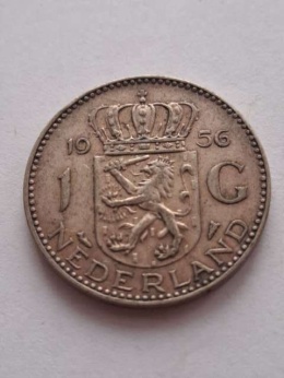 Holandia 1 Gulden Juliana 1956 r