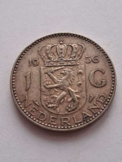 Holandia 1 Gulden Juliana 1956 r