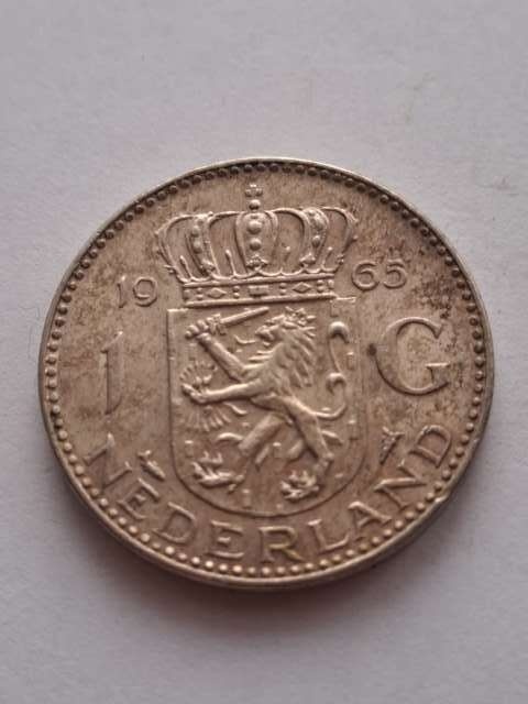 Holandia 1 Gulden Juliana 1965 r