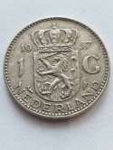 Holandia 1 Gulden Juliana 1957 r