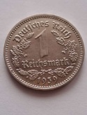 Niemcy 1 Marka Trzecia Rzesza 1939 r A
