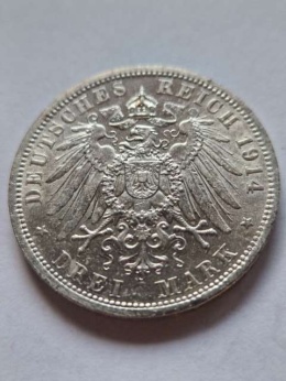 Niemcy 3 Marki Mundur 1914 r
