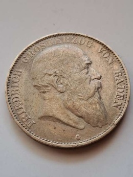 Niemcy 5 Marek Badenia 1907 r