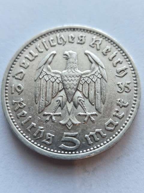 Niemcy 5 Marek Hindenburg 1935 r E