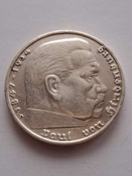 Niemcy 5 Marek Hindenburg 1935 r D