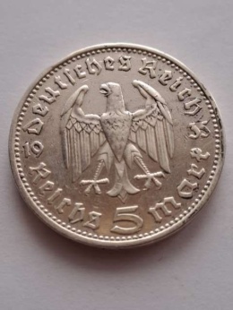 Niemcy 5 Marek Hindenburg 1935 r D