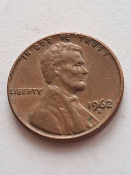 USA 1 Cent Lincoln 1962 r D