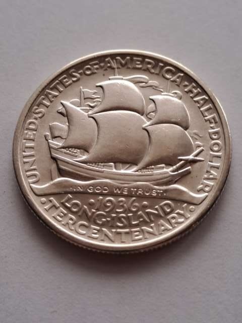 USA 1/2 Dollara Long Island 1925 r