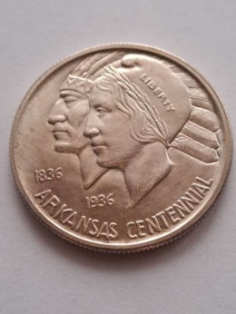 USA 1/2 Dollara Arkansas 1935 r