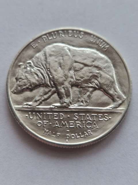USA 1/2 Dollara Kalifornia 1925 r S
