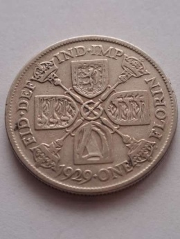 Wielka Brytania 1 Florin Jerzy V 1929 r