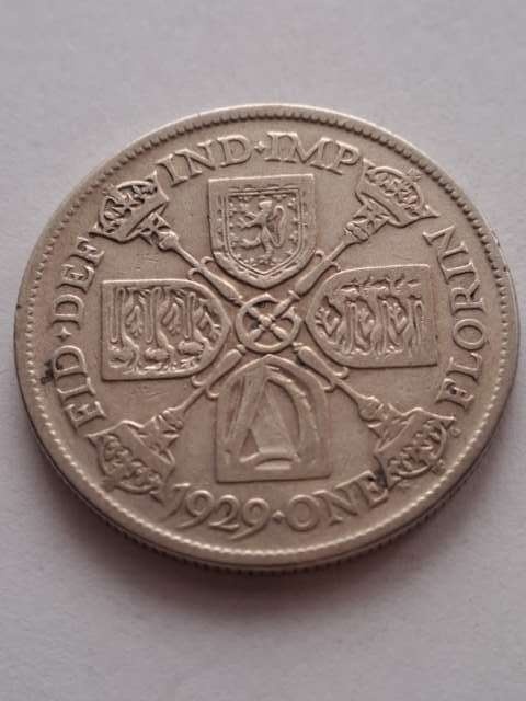 Wielka Brytania 1 Florin Jerzy V 1929 r