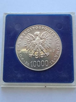 10 000 zł Jan Paweł II 1987 r